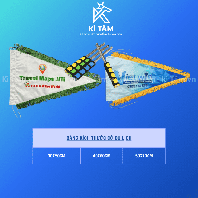 Cờ du lịch cầm tay